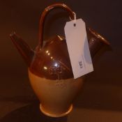 A Doulton old saurum stoneware kettle ma