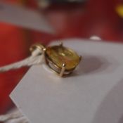A Sri Lankan yellow sapphire approx five