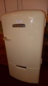 An American 1950`s Philco fridge in full