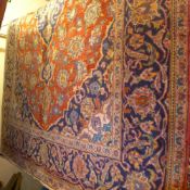 A fine central Persian Kashan rug 220 x
