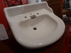 A French Delafon porcelain sink