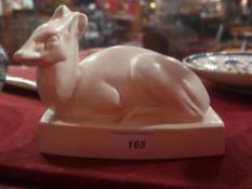A Wedgwood Art Deco figure of a skeaping deer