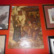 An early C20th oil on canvas signed Rappini