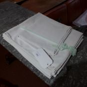 A quantity of French linen from a monastery