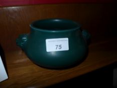 A Chinese green glazed incense burner