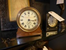 A French travelling clock with Roman num