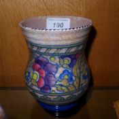 A Charlotte Rhead squat bulbous vase