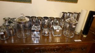 A large collection of various mirrored v