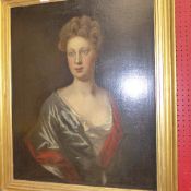 An early C19th oil on canvas portrait of