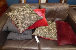 A collection of cushions