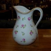 A large Minton jug with all over flower