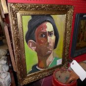 An oil on board, 