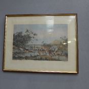 A set of three prints of Hong Kong