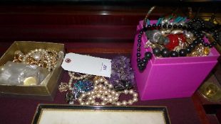 A collection of costume jewellery