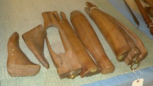 A pair of ladies vintage boot trees