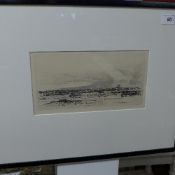 An Arran D.Y Cameron etching coastal sce
