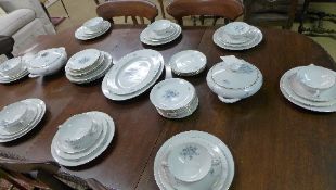 A German porcelain part dinner service -