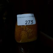 A Chinese carved soapstone seal