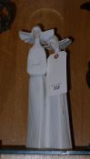 A Lladro figurine two nuns