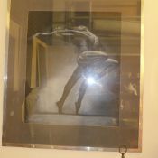 A set of four prints of torsos and gymnasts