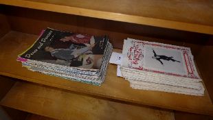 A collection of bygone dance magazines