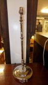 A pair of chromium angle poise table lamps