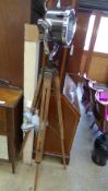 A large floor standing theatrical design lamp