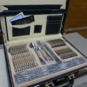 A cased Versailles cutlery set