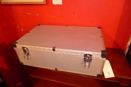 A metal flight case