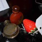 A Cavale perfume bottle together with an