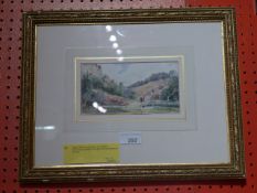 Belgian School watercolour circa 1880 of