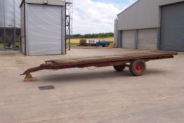 Hayflake HW6 Flat Trailer. Location Sleaford, Lincolnshire.