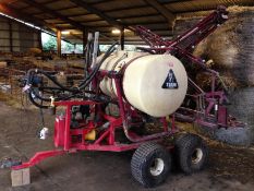 12M ATV Tandem Axle Sprayer. NO VAT. Location - Dereham, Norfolk