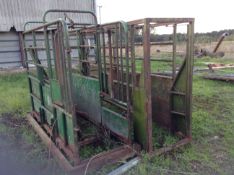 Farm Made Cattle Race, Run and Gates. Location Thetford, Norfolk.