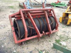 Farm Force Front Mounted Press Roll. Location Thetford, Norfolk.