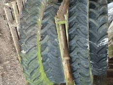 Set of Row Crop Wheels x 9.5 R32 2 x 9.5 R44 to fit MF3070 Location Peterborough, Cambridgeshire