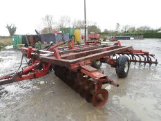 Pettit 88 Series X Pattern 5.2m Disc Harrows. Location Pickering, Yorkshire.
