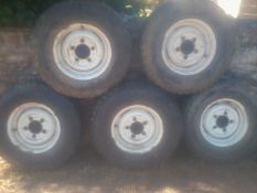 5 x Avon Wheels for Land Rover Defender. Location Wigton, Cumbria.