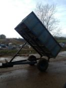 Weeks Tipping Trailer. Location Shefford, Bedfordshire