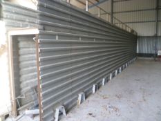 Challow wooden floor, wind tunnel and laterals. Location Lincoln, Lincolnshire.