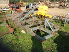 KRM 6m Hydraulic Folding Pig Tail Cultivator. Location Thetford, Norfolk.