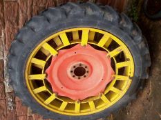 Pair of 11.2 x 48 Michelin Row Crop Wheels. Location Wigton, Cumbria.