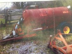 Massey Ferguson Slurry Tanker. NO VAT. Location Loughborough, Leicestershire.