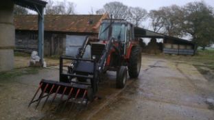 1982 Massey Ferguson 698 Tractor with Detachable Loader. Location King's Lynn, Norfolk.