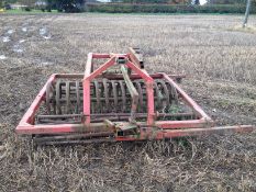 Flexicoil and crumble roller, 1.9m, farm made.