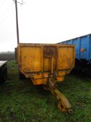 Gull 8 tonne tipping trailer, Year: 1983