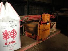 Meidema box filler rise and fall type complete with feed elevators