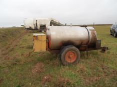 Fuel bowser converted from fertiliser tank, 2200L