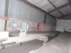DC Engineering 10m x 1m conveyor, Year: 2008