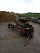 Miedema extending grain/potato elevator extends to circa 30ft, Year: 1987